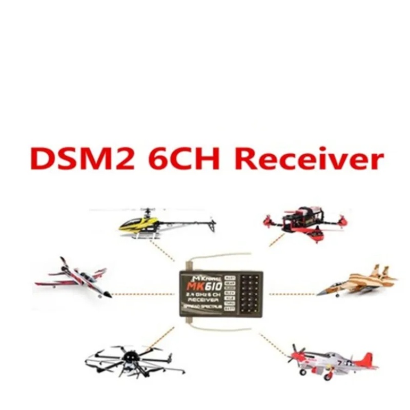 DSM2 MK610 AR6100 2,4G 6CH RC  – Drone Rc Leading Bewertung und Preis