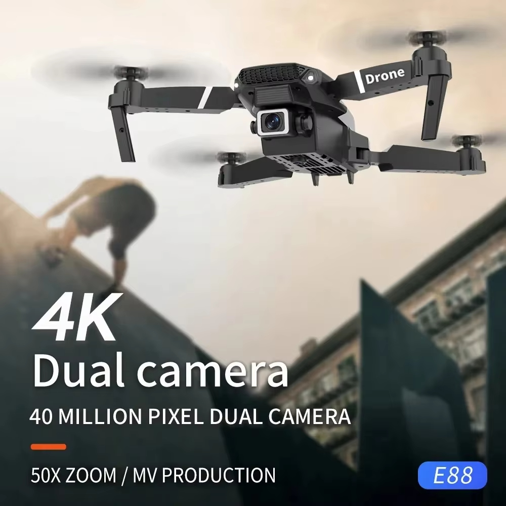 2026 Professionelle 6K Weitwin – Drone E88 Rc Quadcopter Bewertung und Preis